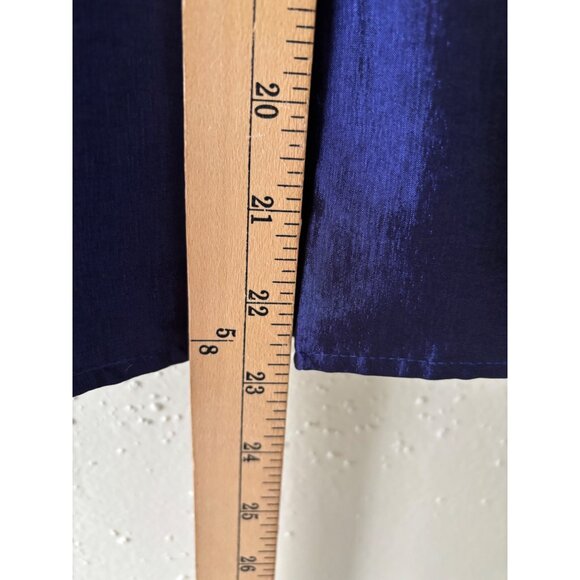 Nicolette Womens Formal Midnight Blue Satin Finish  Jacket 16W - Picture 13 of 16